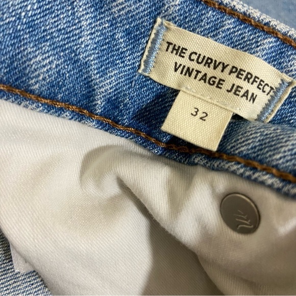 Madewell The Curvy Perfect Vintage Jean Coney Wash - Picture 3 of 10